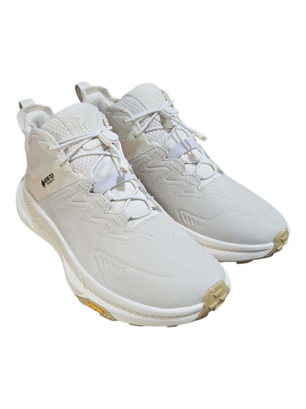 HOKA Transport Chukka GTX Sneakers in Oat Milk/Alabaster Women's Size 9.5